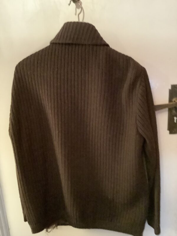 1960s Carnaby Street Suede And Woollen Cardigan Jacket By Adom - Image 2