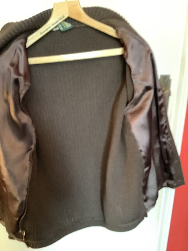 1960s Carnaby Street Suede And Woollen Cardigan Jacket By Adom - Image 4