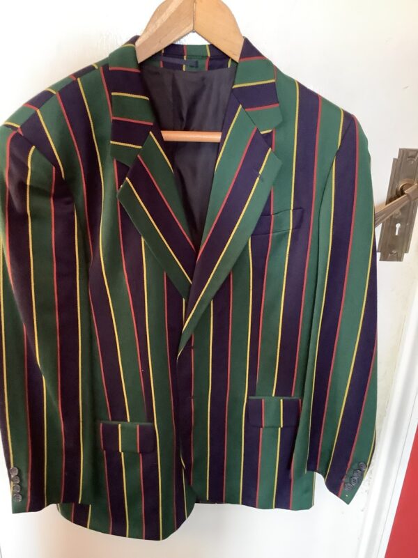 1970s Multi Striped Cricket Jacket