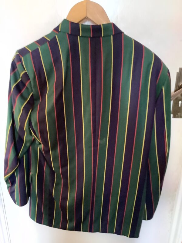 1970s Multi Striped Cricket Jacket - Image 2