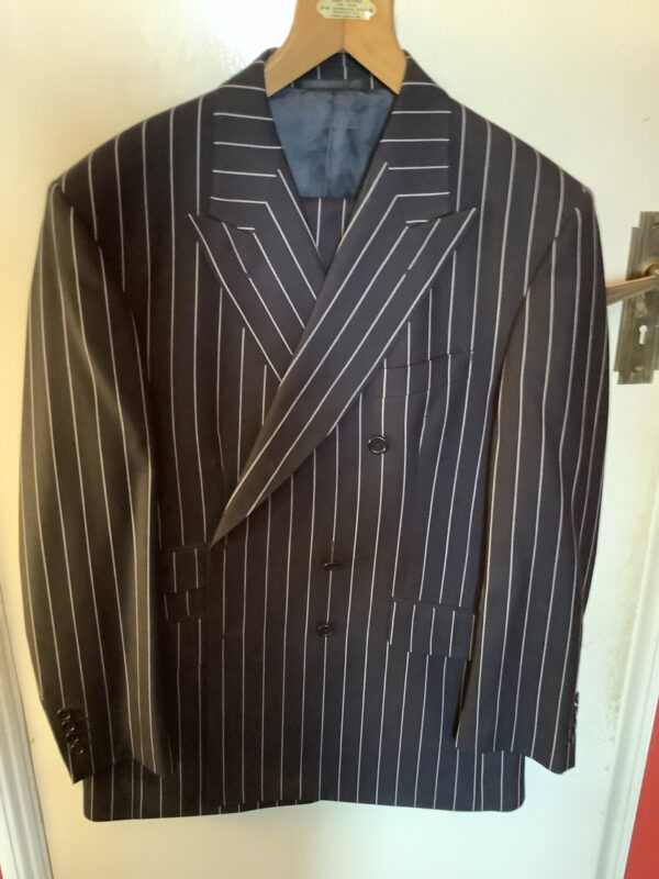 Acquascutim Pin Stripe Suit Circa 2000 Vintage - Image 2